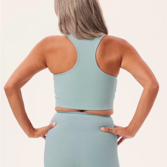 Girlfriend collective mist tank and leggings set size xs - Picture 2 of 4